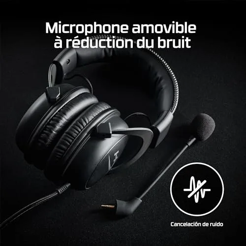 Casque Gamer Filaire - HyperX Cloud II - pour PC & console - Noir/Gris - vue 3