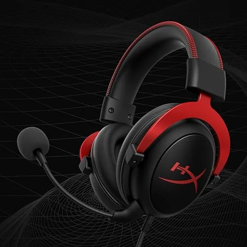 Casque Gamer Filaire - HyperX Cloud II - pour PC & console - Noir/Rouge - vue 2