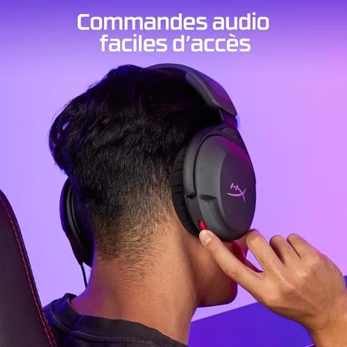 Casque Gamer Filaire HyperX Cloud Stinger 2 core pour PC (Cable 2m fourni) - vue 6
