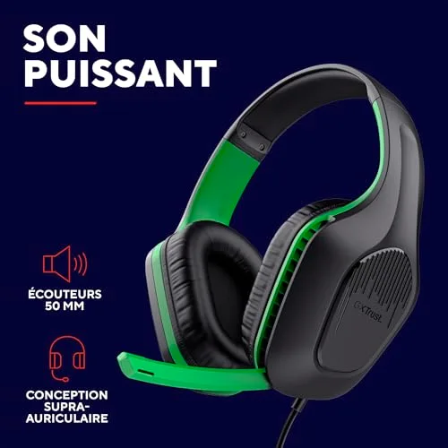 Trust GXT 415X Zirox Casque Gaming Filaire 3.5 mm Léger - vue 5