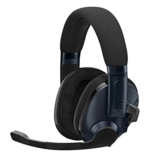 EPOS H3PRO Hybrid Noir Sans-fil 2.4 GHz + Bluetooth 5.2 ANC 38h