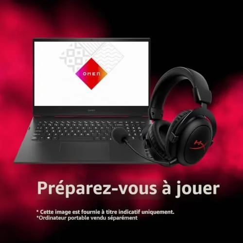 Casque Gamer Sans Fil - HYPERX - Cloud Core - Circum-aural - Réduction de bruit - Noir - vue 7