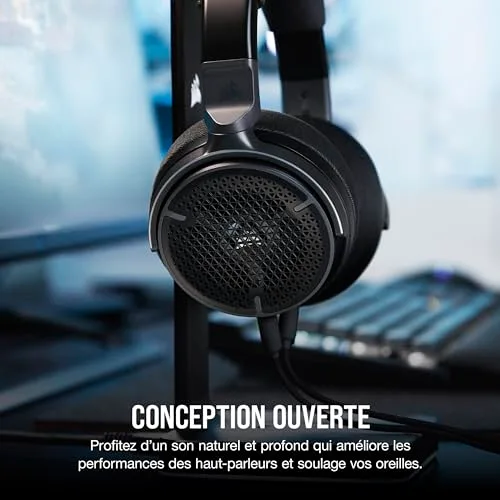 Corsair Virtuoso Pro Graphène Ouvert Filaire Noir - vue 3