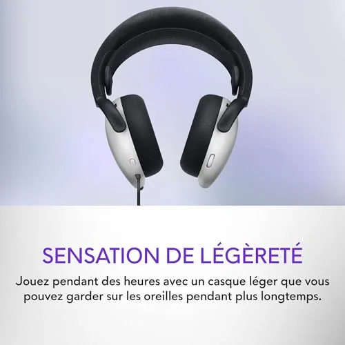 Alienware AW520H Casque Gaming Filaire Blanc Dolby Atmos - vue 3