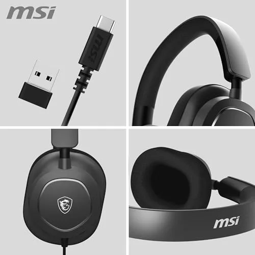 MSI Maestro 300 Casque Gaming Filaire USB-C 40 mm Néodyme - vue 6