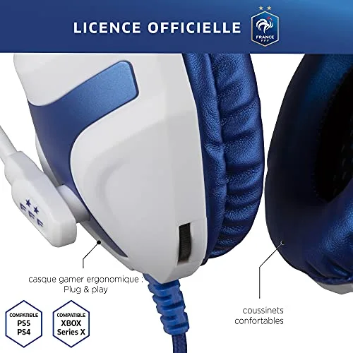 Konix PS400 FFF Blanc Casque Gaming Néodyme 40 mm - vue 5