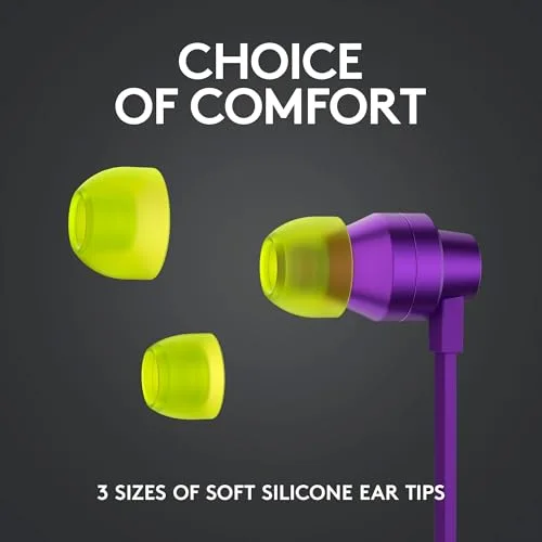 Logitech G333 Écouteurs Gaming Filaire Violet 3,5 mm + USB-C - vue 4