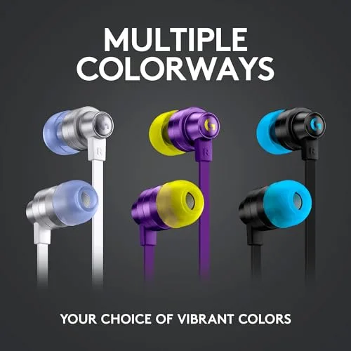 Logitech G333 Écouteurs Gaming Filaire Violet 3,5 mm + USB-C - vue 6
