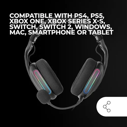 MARS GAMING MHW-PRO Casque Gaming Sans-fil ARGB 40h - vue 5
