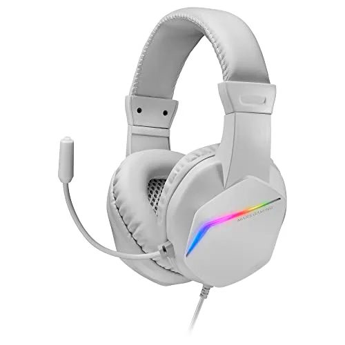 Mars Gaming MH122 Blanc Circum-aural FRGB 50 mm