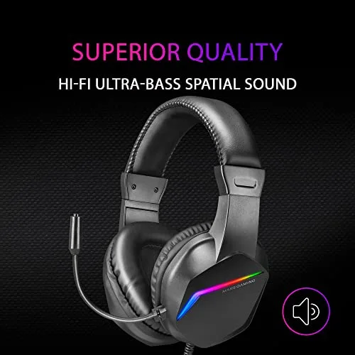 Mars Gaming MH122 Casque Gaming Filaire RGB - vue 4