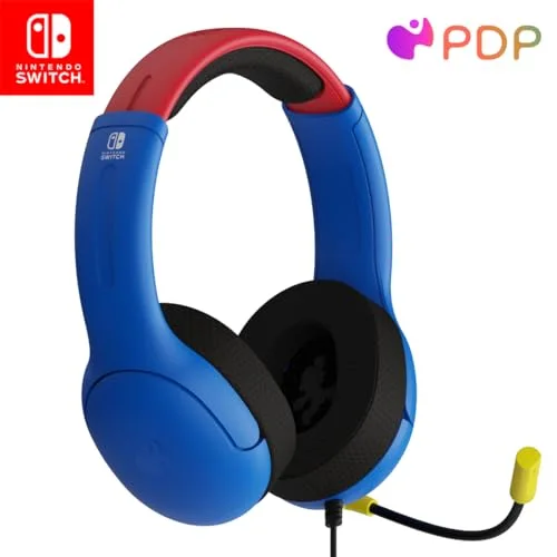 PDP Airlite Super Mario Casque Gaming Filaire 40 mm