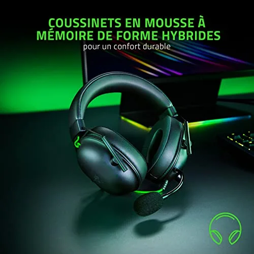 Razer BlackShark V2 X USB Noir 50mm TriForce - vue 6