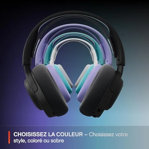 SteelSeries Arctis Nova 3XW Noir Sans-fil 2,4 GHz + Bluetooth 40 h - vue 9