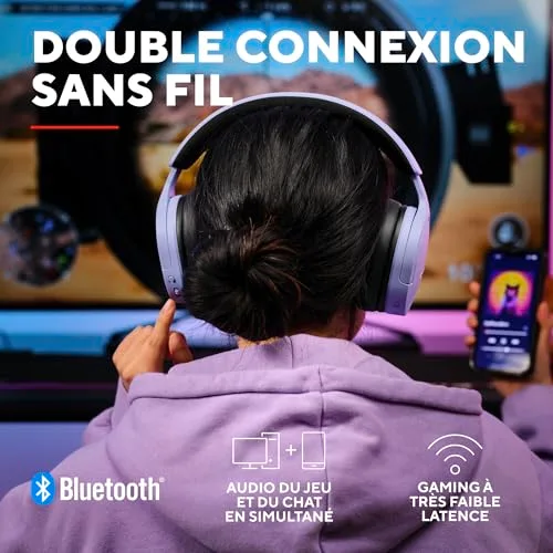 Trust Gaming GXT 491P Fayzo Casque Sans-Fil 7.1 Violet - vue 3
