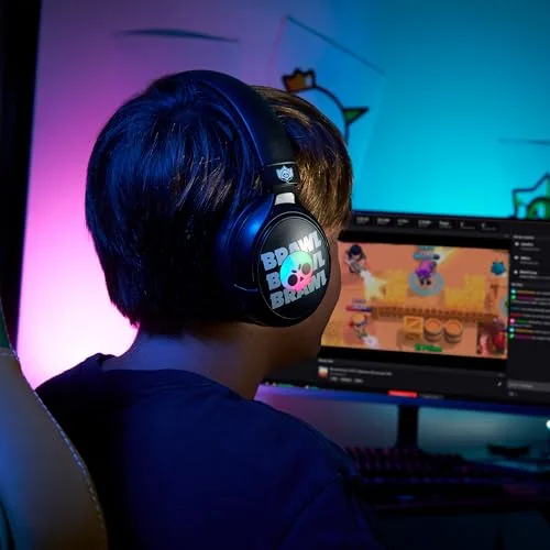 Subsonic Brawl Stars Brawl Casque Gaming Sans-fil LED RGB - vue 5