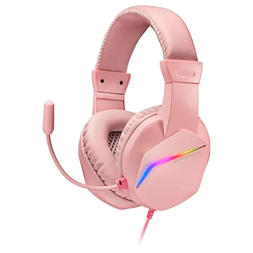 Mars Gaming MH122P Rose 50 mm FRGB Jack 3,5 mm + USB