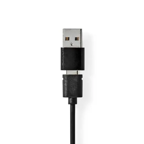 Nedis CHSTU210BK Casque PC Circum-aural USB-C avec Micro Rabattable - vue 9
