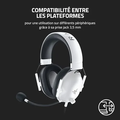 Razer BlackShark V2 X Blanc - vue 9