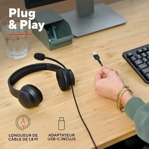 Trust Roha II USB-ENC Micro-casque PC Antibruit - vue 5