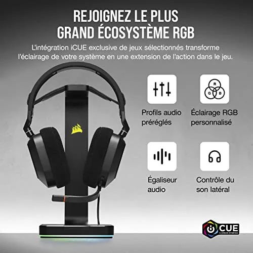 Corsair HS80 RGB Wireless - vue 6