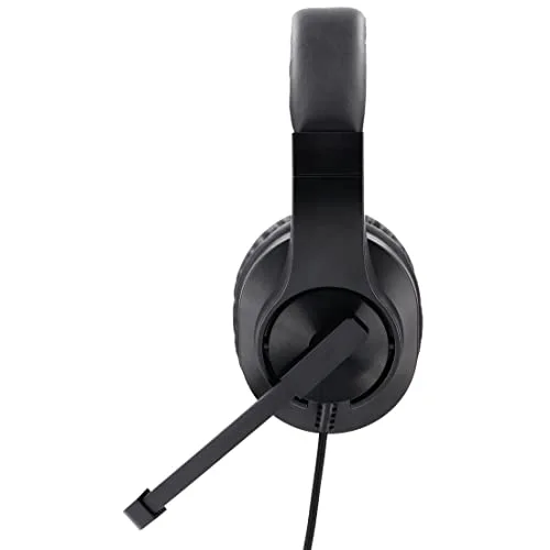 Hama Micro-casque supra-auriculaire filaire Stereo noir volume réglable Mise en sourdine du microphone ordinateur - vue 5