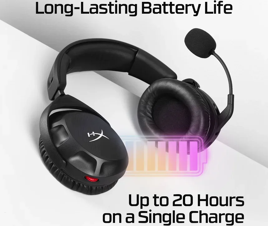 HyperX Cloud Stinger 2 Wireless Noir - vue 4