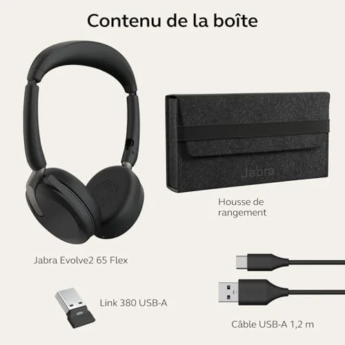 Jabra Evolve2 65 Flex UC Stereo - vue 8