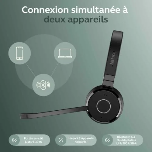 Jabra Evolve 65 TE Stereo - vue 5