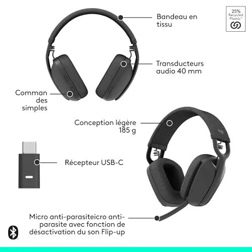 Logitech Zone Vibe Wireless - vue 8