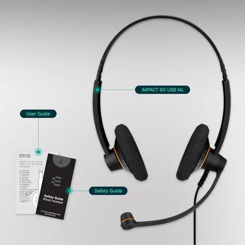 EPOS IMPACT SC 60 USB ML Casque Filaire USB Binaural - vue 4