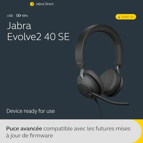 Jabra Evolve2 40 SE MS Stereo USB-A - vue 9