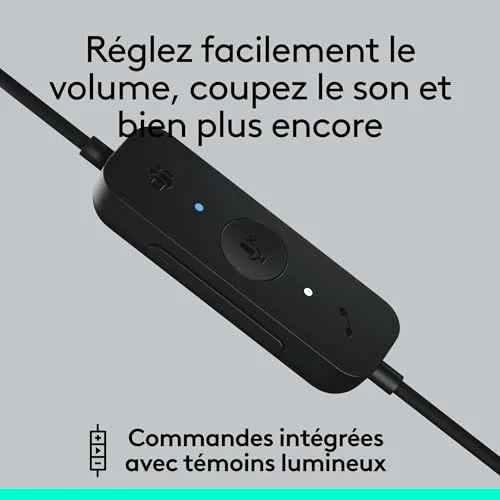 Logitech H570e USB-A Stéréo Supra-aural - vue 4