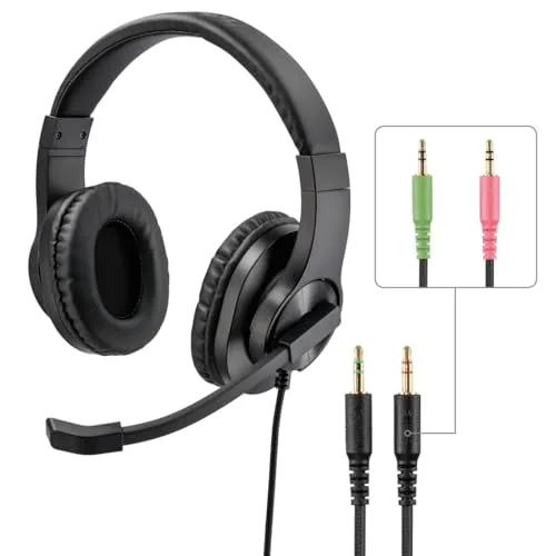 Hama HS-P300 PC Office Headset Filaire Stéréo Noir - vue 4