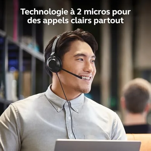 Jabra Evolve2 30 SE Stéréo USB-A/USB-C Noir - vue 5