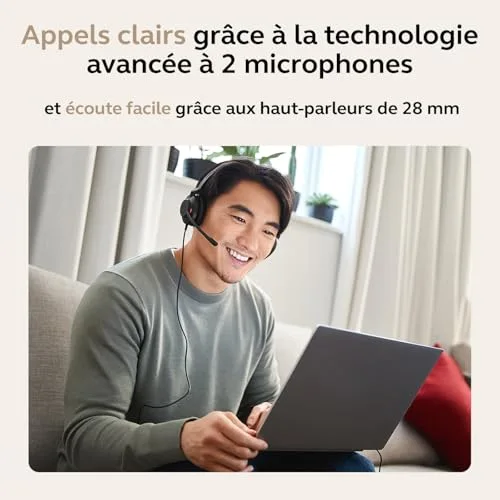 Jabra Evolve2 30 SE UC USB-C Noir - vue 5