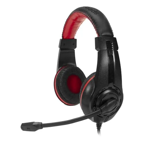 Speedlink Legatos SL-860000-BK Casque Gaming Filaire Micro Rétractable