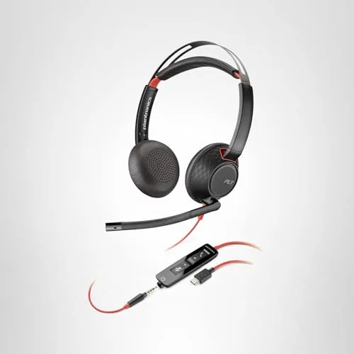 Micro-casque - POLY - Blackwire 5220 - Filaire - USB-C/USB-A - Antibruit flexible - vue 9