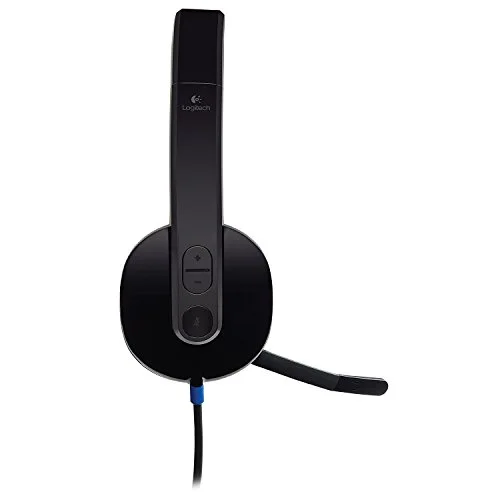 Logitech H540 Casque USB Filaire Noir Réduction de bruit micro - vue 3