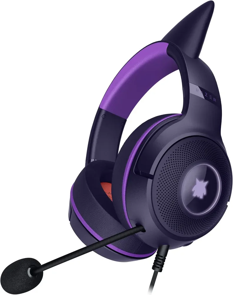 Razer Kraken Kitty V2 Pokémon Gengar Edition Noir - vue 3