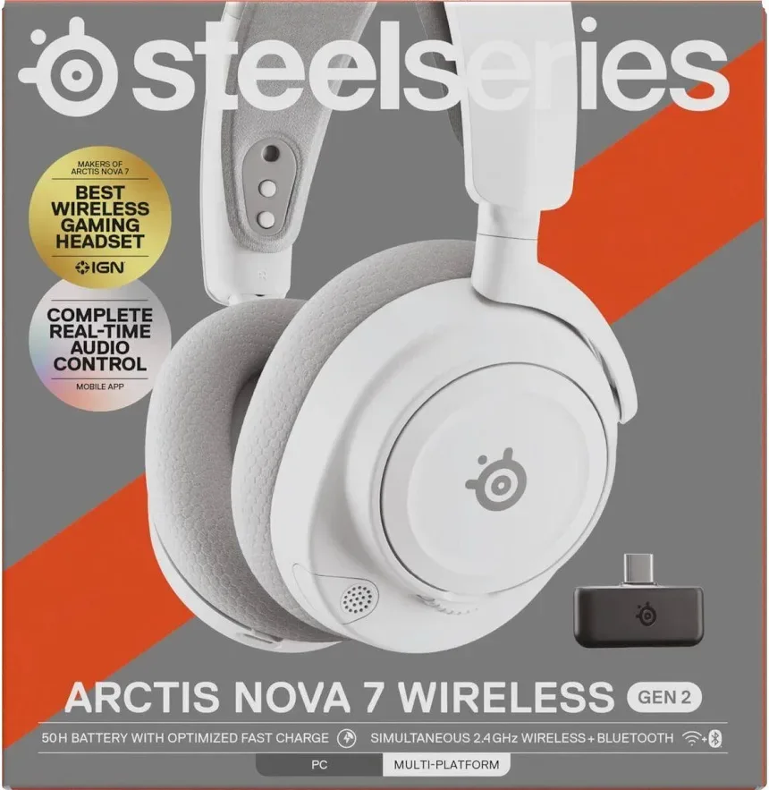 SteelSeries Arctis Nova 7 Gen 2 Blanc - vue 5