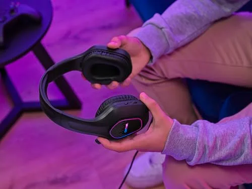 Trust GXT 419 Rayne Casque Gaming Léger LED 50mm - vue 9