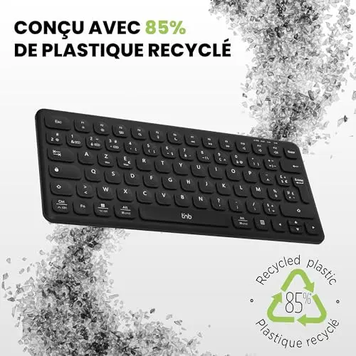 T'nB Clavier Bluetooth MINI AZERTY Rechargeable Ultra fin - vue 8