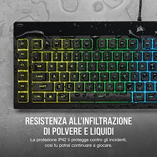 Corsair K55 RGB Pro Noir Filaire AZERTY Membrane - vue 5