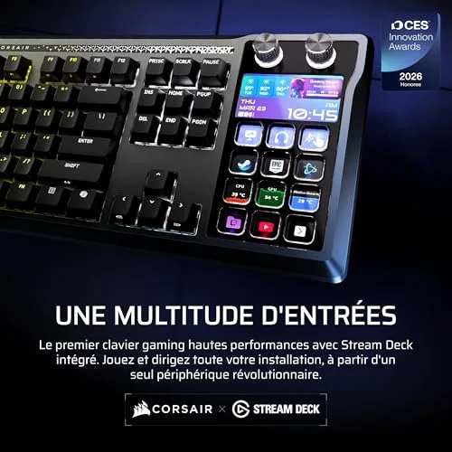 Corsair Galleon 100 SD AZERTY RGB MLX Pulse Filaire - vue 2