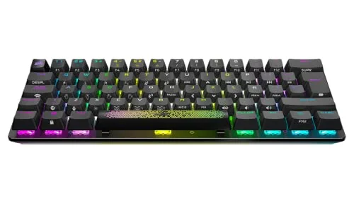 Corsair K70 RGB Pro Mini Wireless 60% Cherry MX Red RGB - vue 2