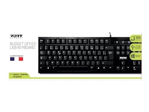 PORT DESIGNS 900753 KEYBOARD OFFICE BUDGET FR - vue 3