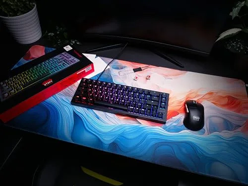 CHERRY XTRFY K5V2 Compact MX2A Red RGB Hot-swap AZERTY - vue 3