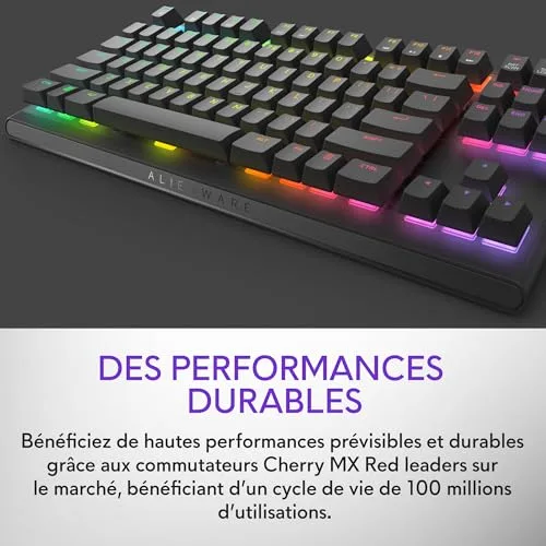 Dell Alienware AW420K TKL Mécanique Cherry MX Red RGB - vue 5