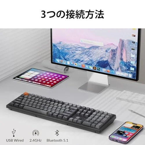 Keychron K10 Max Mécanique Sans Fil RGB Hot-Swap - vue 2